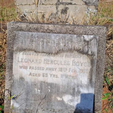 BOYCE Leonard Hercules -1956