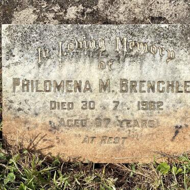 BRENCHLEY Philomena M. -1962