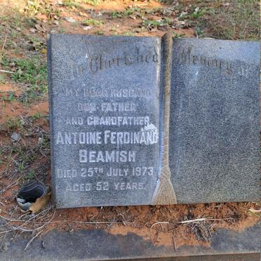 BEAMISH Antoine Ferdinand -1973