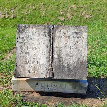 BRUSSI Harry 1898-1984 & Kathy 1901-1967 :: BRUSSI Olive -1928