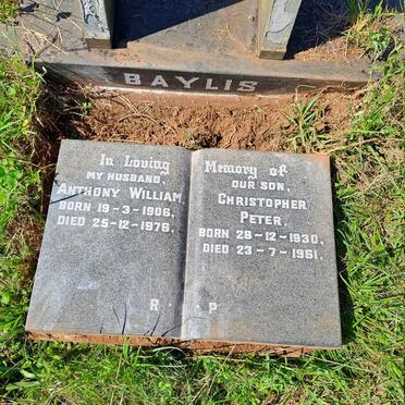BAYLIS Anthony William 1906-1978 :: BAYLIS Christopher Peter 1930-1961