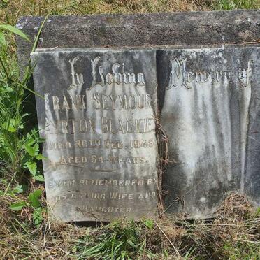 BLACKIE Frank Seymour Ayrton -1945