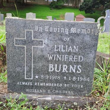 BURNS Lilian Winifred 1918-1984