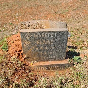 BEZUIDENHOUT Margret Elaine 1909-1966