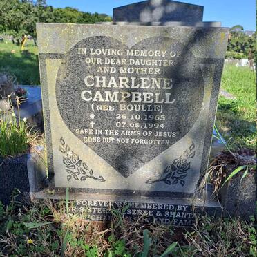 CAMPBELL Charlene nee BOULLE 1965-1994