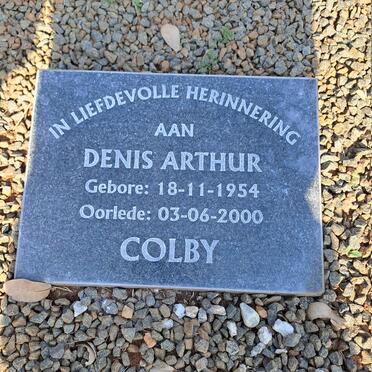 COLBY Denis Arthur 1954-2000