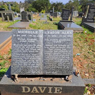 DAVIE Michelle 1965-1998 :: DAVIE Keaton Alex 1993-1998