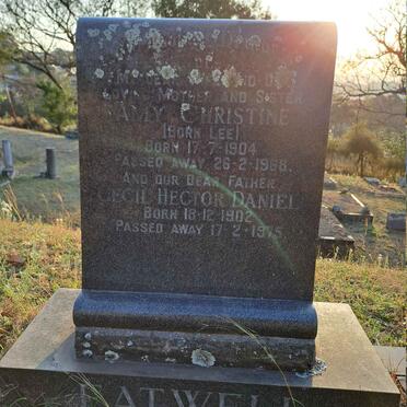 EATWELL Cecil Hector Daniel 1902-1975 & Amy Christine LEE 1904-1968