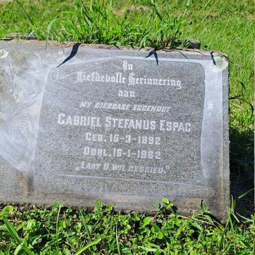 ESPAG Gabriel Stefanus 1892-1962