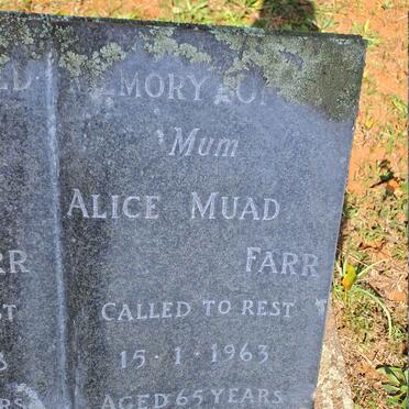 FARR Alice Maud -1963