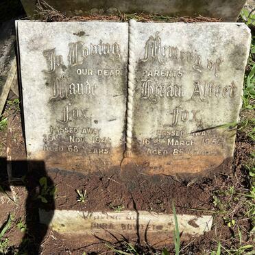 FOX Hiram Alfred -1952 & Maude -1941