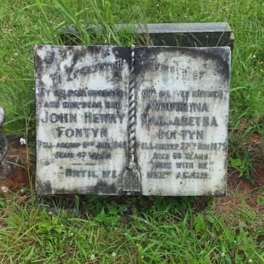 FONTYN John Henry -1949 & Woutrina Margaretha -1972