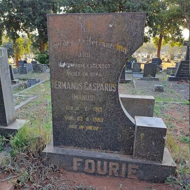 FOURIE Hermanus Casparus 1913-1983