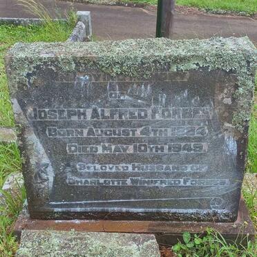 FORBES Joseph Alfred 1884-1949