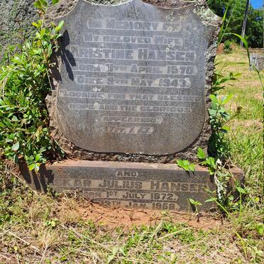 HANSEN Oskar Julius 1872-1958 & Kristine 1870-1943