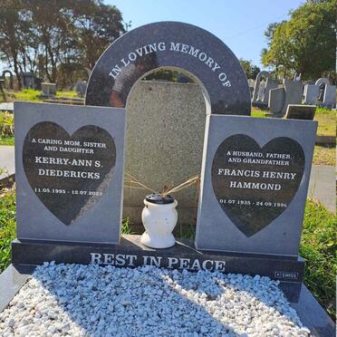 HAMMOND Francis Henry 1935-1996 :: DIEDERICKS Kerry-Ann S. 1995-2022