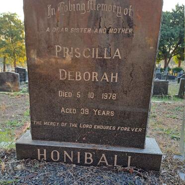 HONIBALL Priscilla Deborah -1978