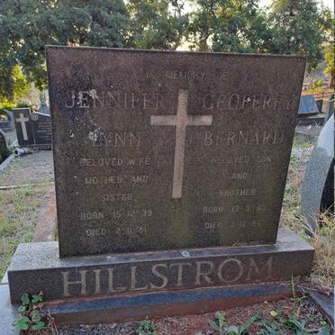 HILLSTROM Jennifer Lynn 1939-1981 :: HILLSTROM Geoffrey Bernard 1963-1986