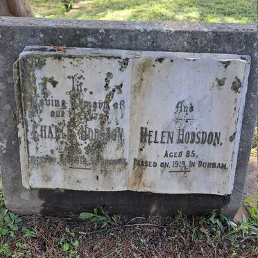 HODSDON Charles -1914 & Helen -1919