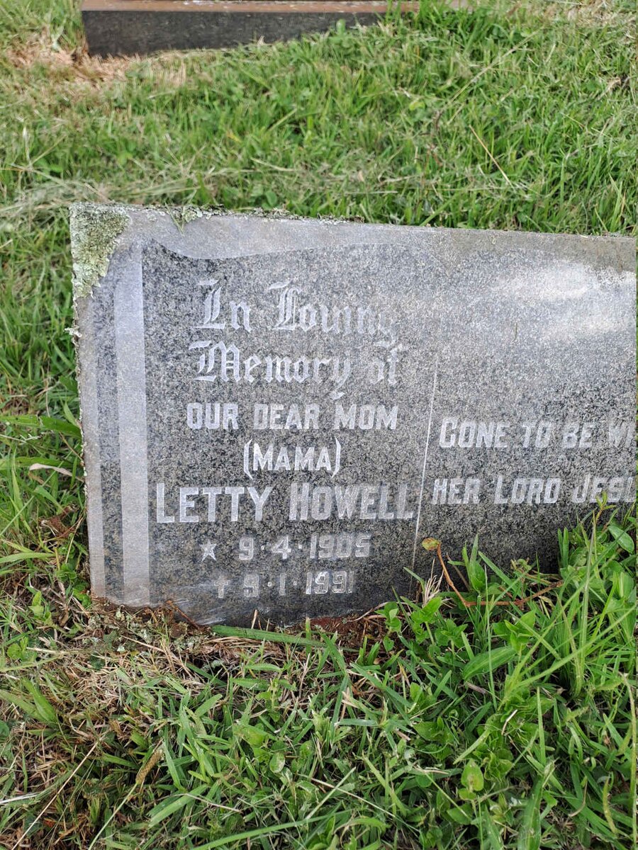 HOWELL Letty 1905-1991