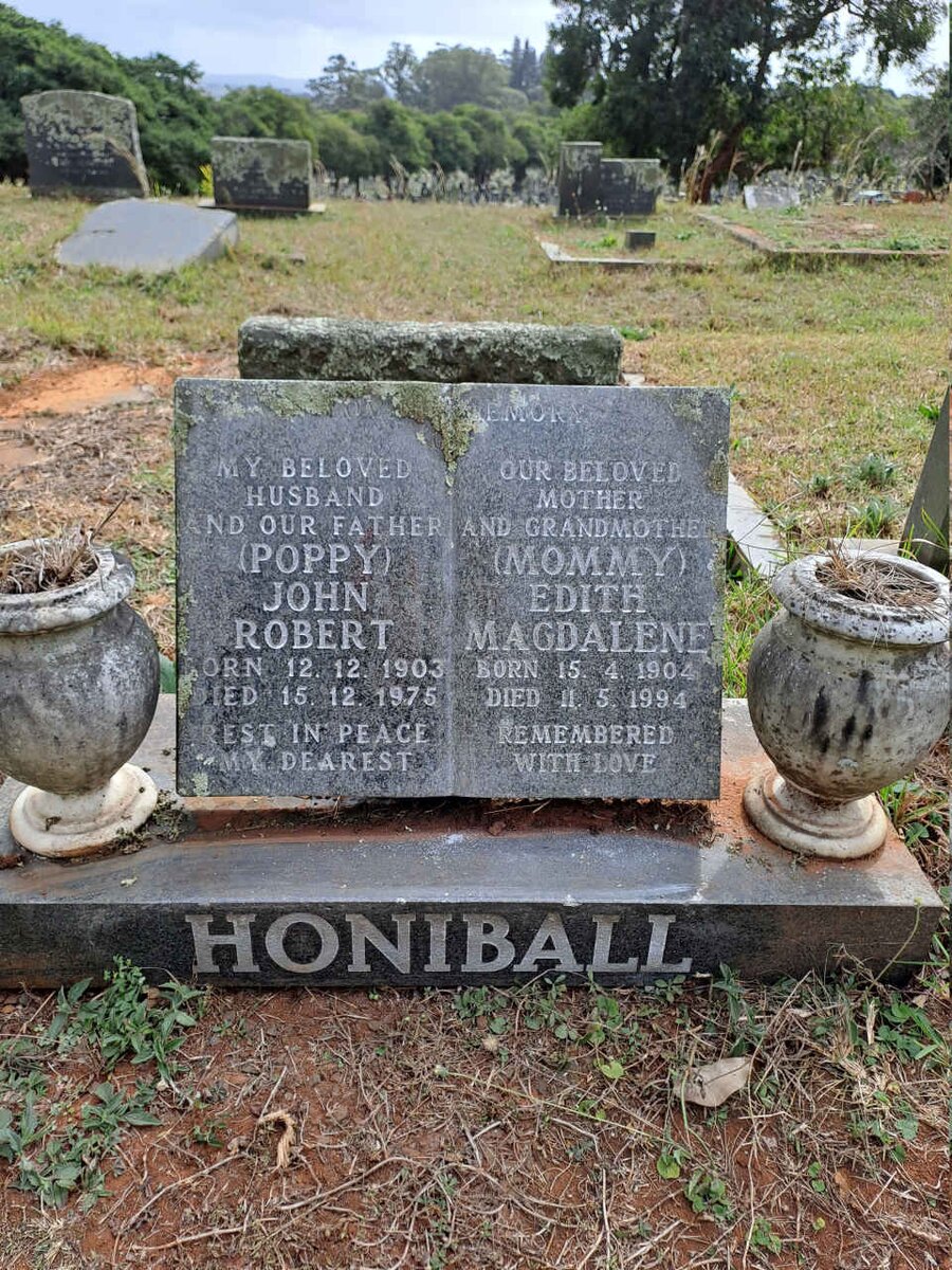 HONIBALL John Robert 1903-1975 & Magdalene 1904-1994