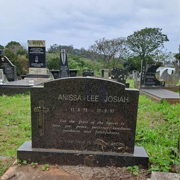 JOSIAH Anissa-Lee 1975-1997