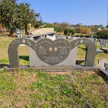 JORDAAN Phil 1953-1995 & Antoinette 1958-1996 :: JORDAAN Tina 1976-1995 :: JORDAAN Tsjalin 1975-1995