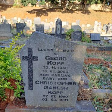 KOPP Georg 1940-2003 :: Christopher Ganesh 1989-1991