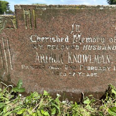 KNOWLMAN Arthur -1945