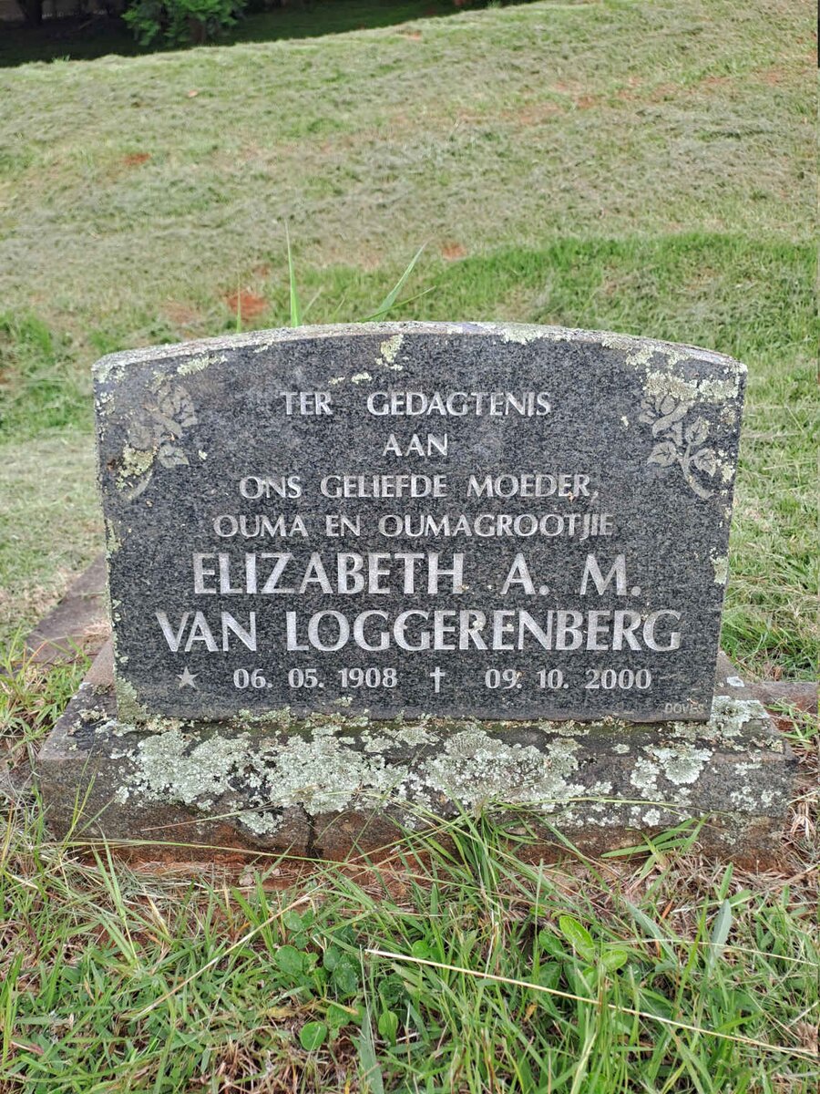 LOGGERENBERG Elizabeth A.M., van 1908-2000