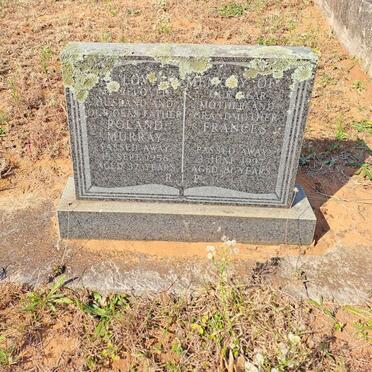 MURRAY Roland -1958 & Frances -1997