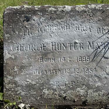 MARTIN George Hunter 1899-1954