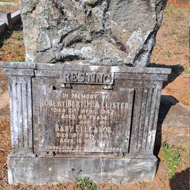 MCALLISTER Robert -1942 :: MCALLISTER  Elleanor -1941