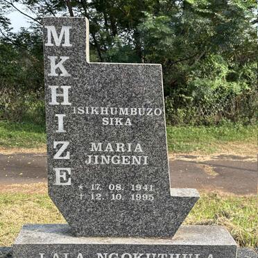 MKHIZE Maria Jingeni 1941-1995