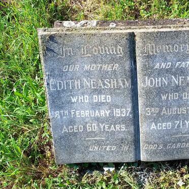 NEASHAM John -1944 & Edith -1937