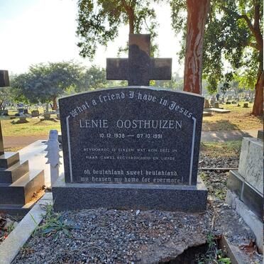 OOSTHUIZEN Lenie 1938-1991