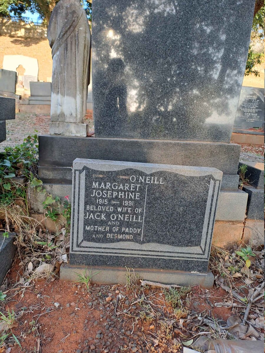 O'NEILL Margaret Josephine 1915-1991