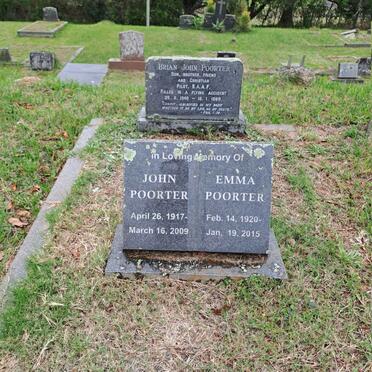 POORTER John 1917-2009 & Emma 1920-2015