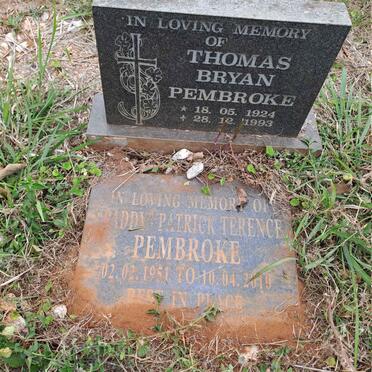 PEMBROKE Patrick Terence 1951-2010