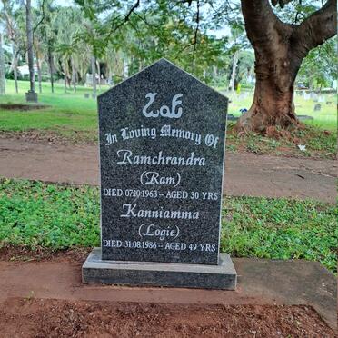 RAMCHRANDRA Ram -1963 :: KANNIAMMA Logie -1986