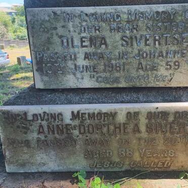SIVERTSEN Olena -1961 :: SIVERTSEN Anne Dorethea -1952