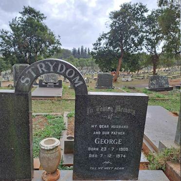 STRYDOM George 1909-1974