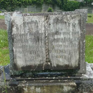 TOLLAN Duncan -1949 & Elsie A. -1965