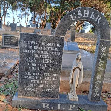 USHER Mary Theresa 1925-1986