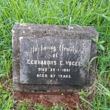 VOGEL Gerhardus C. -1951