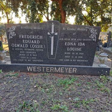WESTERMEYER Frederich Eduard Oswald 1923-1989 & Edna Ida Louise 1928-1998 