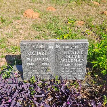 WILDMAN Murial Olive 1929-2006 :: WILDMAN Richard 1946-1993