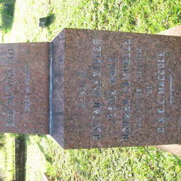 MACCOLL Duncan Alexander :: MACCOLL Jessie Mary :: MACCOLL Norman Campbell