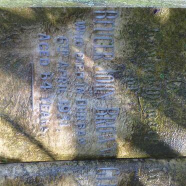 BROWN Beucer John -1931