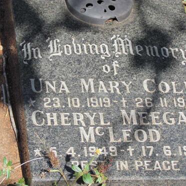 COLE Una Mary 1919-1986 :: McLEOD Cheryl Meegan 1949-1994